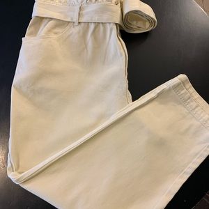 Who What Wear Ankle Jeans with Tie Belt “Brand New” Sz: 16